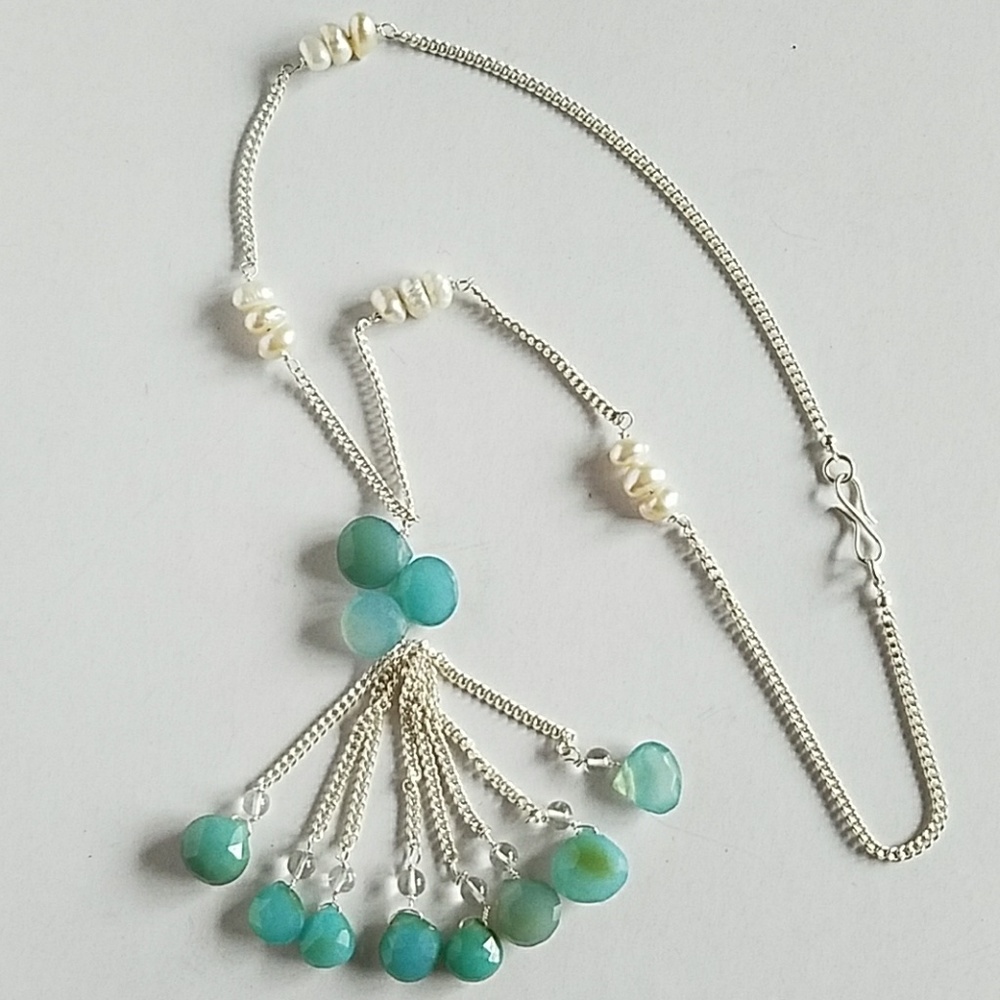 Opal Pearl Necklace